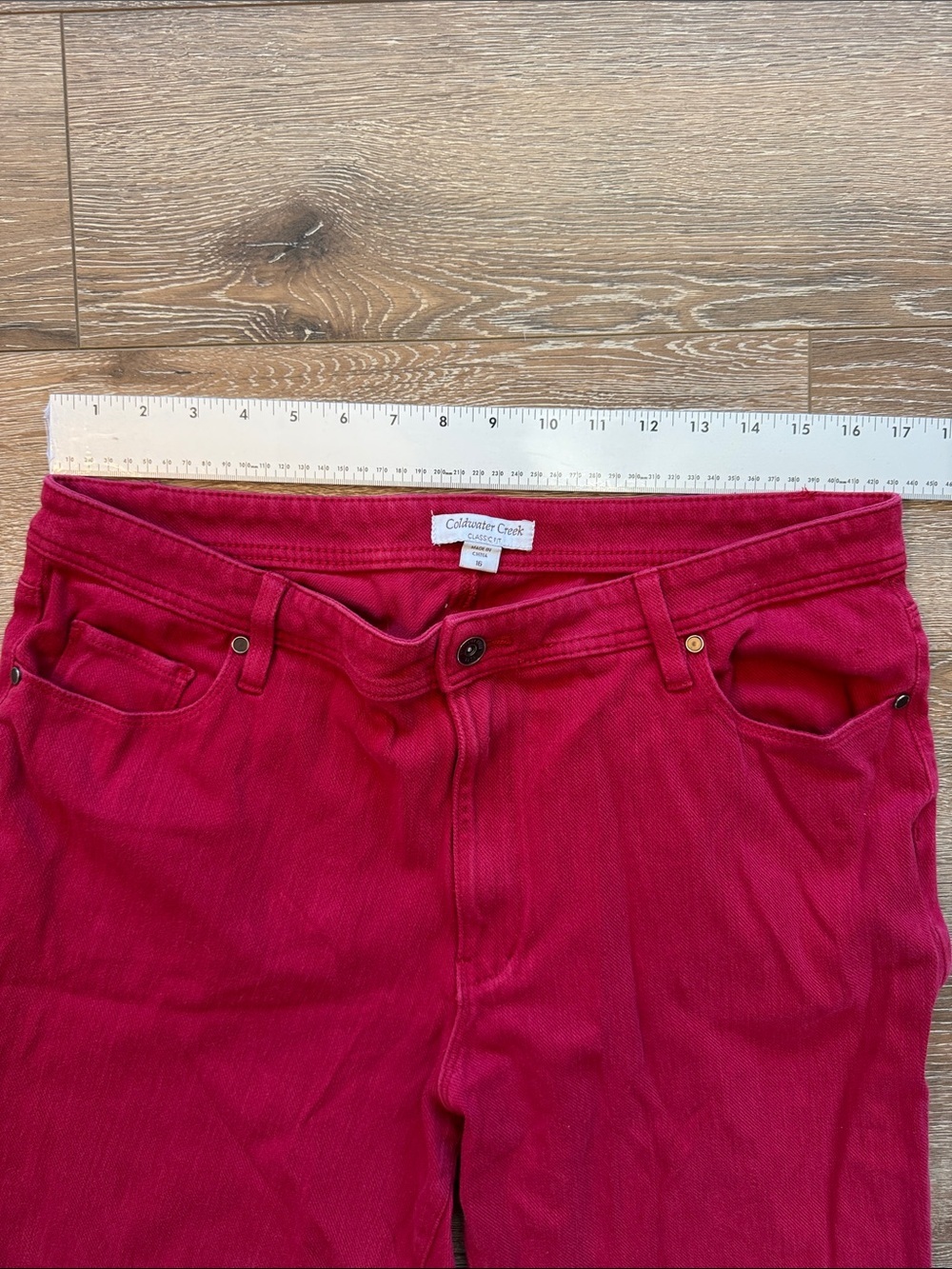 Coldwater Creek Scarlet Classic Fit Pants Size: 16 B187 - Picture 3 of 7
